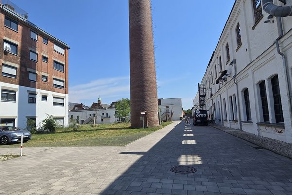Blick auf das Geländer der Alten Seilerei Bamberg